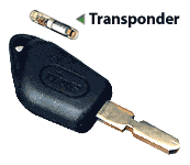 What is a transponder key?